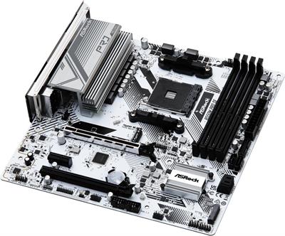 ASRock B550M Pro SE AM4 DDR4 SATA 6Gb/s 1 PCIe 4.0 x16 Micro ATX Motherboard