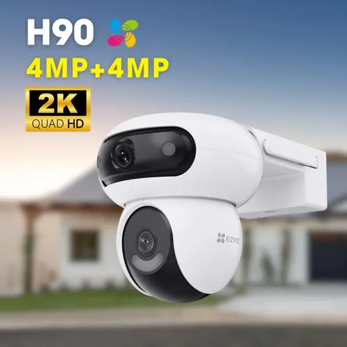 EZVIZ H90 Dual 2K+ Dual-Lens Pan & Tilt Dual Rotations 4MP Wi-Fi Camera