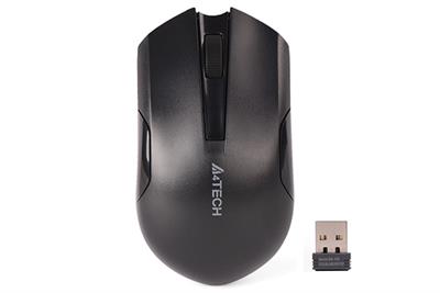 A4Tech G3-200N(S) 2.4G Wireless Mouse - Silent Clicks - 1200 DPI - Auto Power Saving - For PC/Laptop