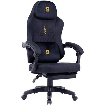 Boost Surge Pro Ergonomic Chair With Footrest | Free Shipping (Black)