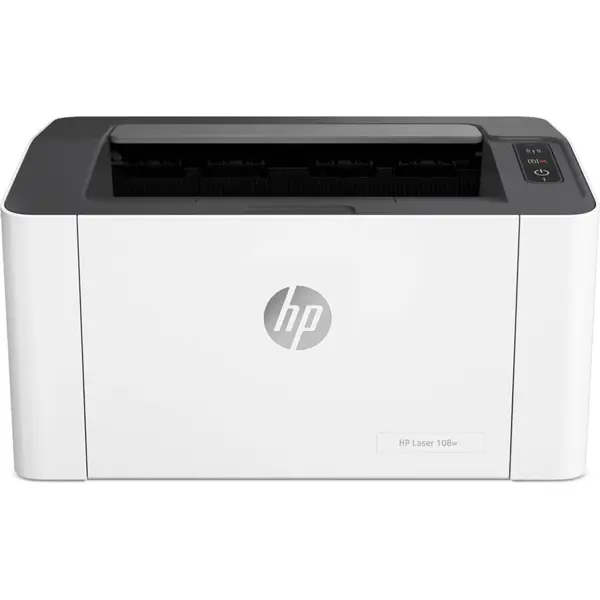 HP Laser 108w Printer, Monochrome Laser Printer, 21ppm, USB and WiFi, Compact Design (Official Warranty)