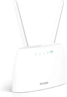 Tenda 4G06 300 Mbps 4G Volte Cat 4 Mobile Wi-Fi Router, 4G LTE Router, Sim Slot Unlocked, No Configuration Required, RJ11 Ports Voice