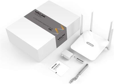 WAVLINK AC1200 WiFi Wireless Router,Dual-Band 5Ghz+2.4Ghz Smart Router,High Speed Router for Game & HD Video with 4x5dBi High Gain Antenna,Amplifiers PA+LNA,Guest Wi-Fi,Router/Access Point/WISP Mode