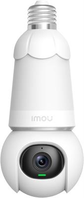 IMOU 2K Light Bulb Wireless with AI Human/Vehicle Detection, 360° Color Night Vision, Siren, Auto Tracking, 2-Way Audio, Works with Alexa, E27