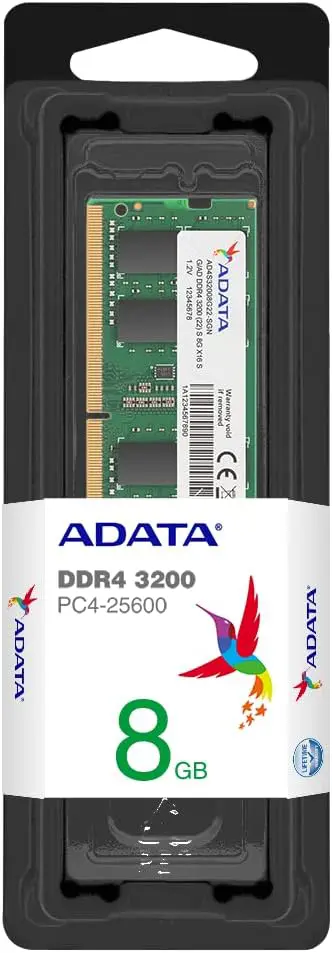 ADATA Premier 8GB (1x8GB) DDR4 3200MHz CL22 PC4-25600 260-Pin SODIMM Memory RAM