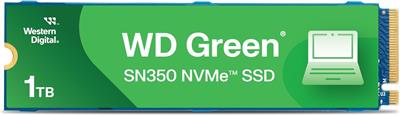 Western Digital 1TB WD Green SN350 NVMe Internal SSD Solid State Drive - Gen3 PCIe, QLC, M.2 2280, Up to 3,200 MB/s