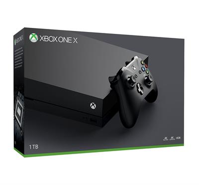 Microsoft Xbox One X 1Tb Console With Wireless Controller: Enhanced, Hdr, Native 4K, Ultra Hd