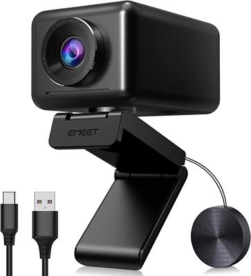 EMEET Jupitar HD 1080 Streaming Webcam with 4 De-Noise Mics
