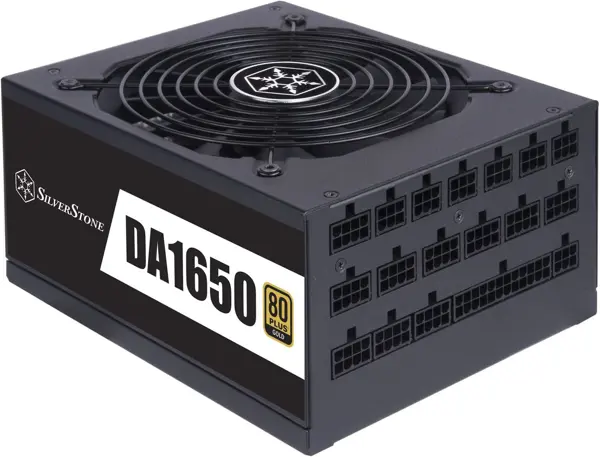 SilverStone Technology DA1650 1650W Fully Modular ATX Power Supply, 80 Plus Gold, SST-DA1650-G