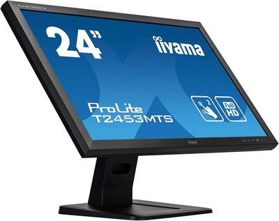 iiyama ProLite T2452MTS-B4 / LED monitor / 24" / TouchScreen / 1920 x 1080 Full HD / TN / 260 cd/m2 / 1000:1 / 2 ms / HDMI, DVI-D, VGA / speakers / black | T2452MTS