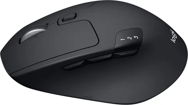 Logitech M720 Wireless Triathlon Mouse with Bluetooth for PC with Hyper-Fast Scrolling and USB Unifying Receiver for Computer and Laptop - (Used)