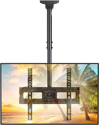 PERLESMITH Ceiling TV Mount for 26-65 inch Flat Screen Displays, Hanging Adjustable Ceiling TV Bracket Fits Most LCD LED OLED 4K TVs, Pole Ceiling Mount Holds up to 110lbs, Max VESA 400x400mm, PSCM2