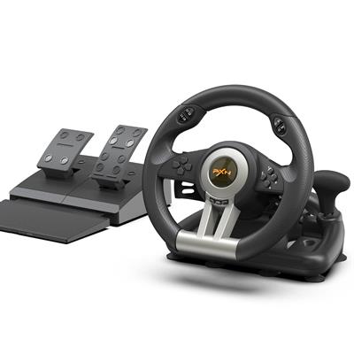 PXN PC Racing Wheel, V3 PRO 180 Degree Universal USB Car Sim Game Steering Wheel with Pedals for Xbox One, Xbox Series S/X PS3, PS4, Switch 
