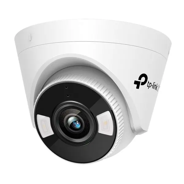 TP-Link VIGI C440 2.8mm Lens Smart Security Camera | 4MP Ultra HD Full-Color Turret Network Camera | Smart Detection | ONVIF | H.265+ | PoE/12V DC CCTV | Remote Monitoring/Pan/Tilt