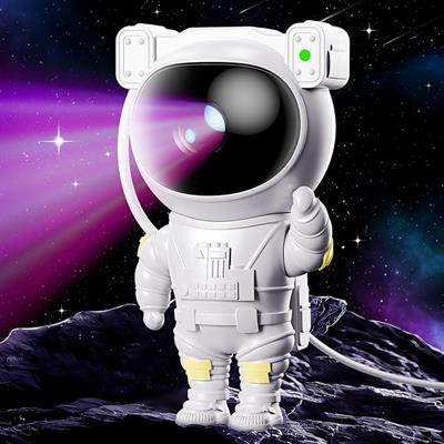 Astronaut Star Galaxy Projector - Space Starry Night Light Nebula Ceiling Projection Lamp with Timer and Remote, for Kids Adults for Bedroom, Gaming Room, Room Decor