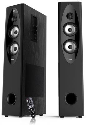 F&D T60X Pro 220 W Bluetooth Tower Speaker (Black, 2.0 Channel)