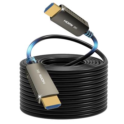 SOEYBAE 8K Fiber Optic HDMI Cable 65ft/20m, HDMI Cable 2.1 Support 8K@60Hz, 4K@120Hz, 48Gbps, eARC, HDCP2.2,PS5