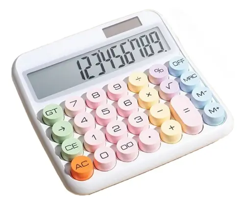COLORFUL PLASTIC SOLAR CALCULATOR REF: KK-2278