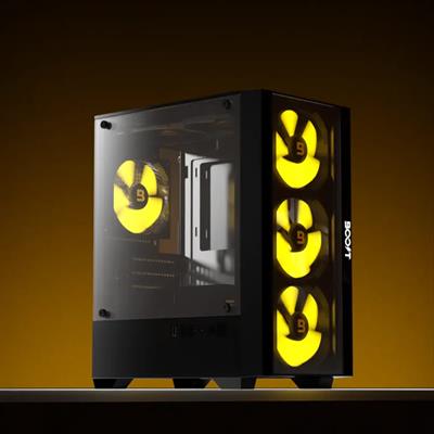 Boost Enclosure Essential Series E200 with 4 ARGB Fans (PC Case)
