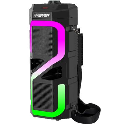 Faster Rainbow 7 Powerful Bass Wireless Speaker With MIC 20W