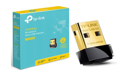 TP-Link USB WiFi TL-WN725N N150 Wireless Network Adapter for Desktop - Nano Size WiFi Dongle for Windows 11/10/7/8/8.1/XP/ Mac OS 