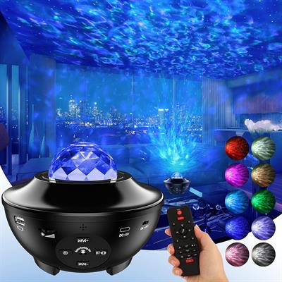 Star Night Light Projector 3 in 1 LED Galaxy-Remote Control