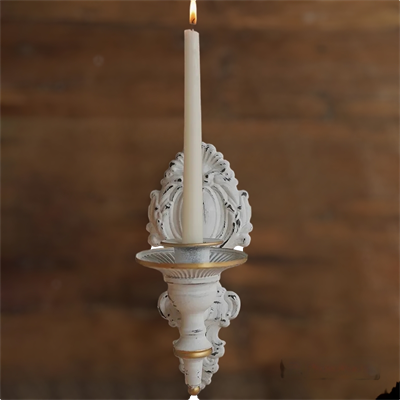 Minimalist Rustic Candle Holder Ornament 
