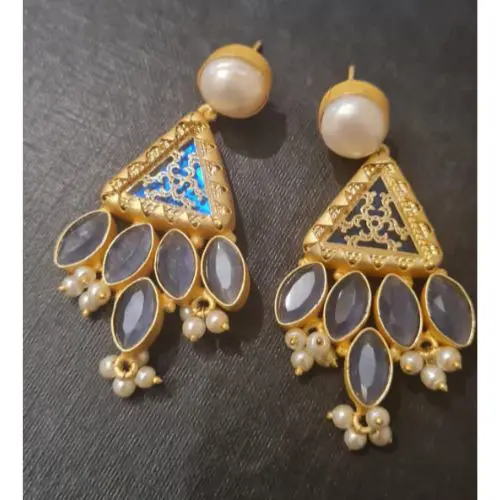 Afreen – Triad Luxe Drop Earrings