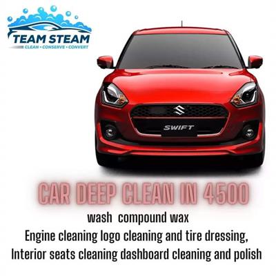 Car Deep Clean in Rs.4500