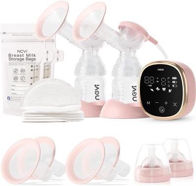 NCVI Double Electric Breast Pump 8782, Portable Anti-Backflow