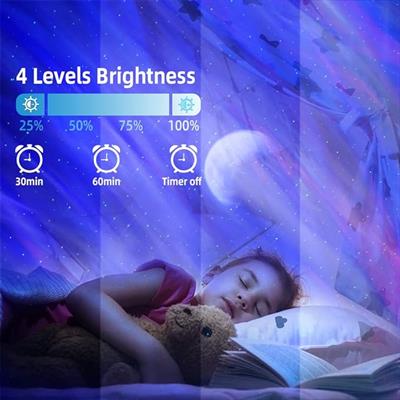 Star Projector Night Light, JESLED 3 in 1 LED Galaxy Projector