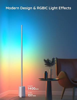 Govee Lyra RGBICWW Corner Floor Lamp