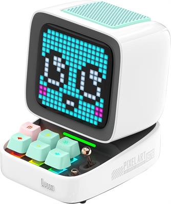 Divoom Ditoo Retro Pixel Art Game Bluetooth Speaker with 16X16 LED App Controlled Front Screen