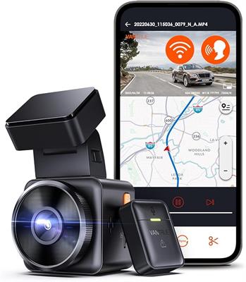 Vantrue E1 2.7K WiFi Mini Dash Cam with GPS and Speed