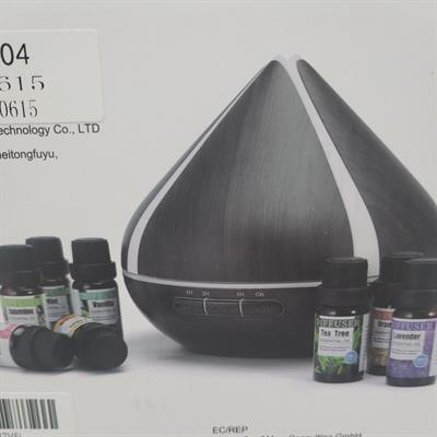 LuxoZen Aroma Harmony - Remote-Controlled Essential Oil Diffuser with 8 Oils