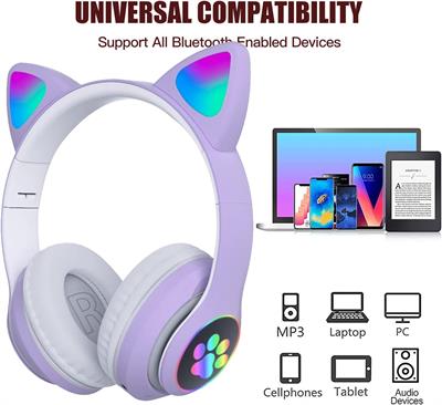 KERHAND Kids Bluetooth Bliss Headphones