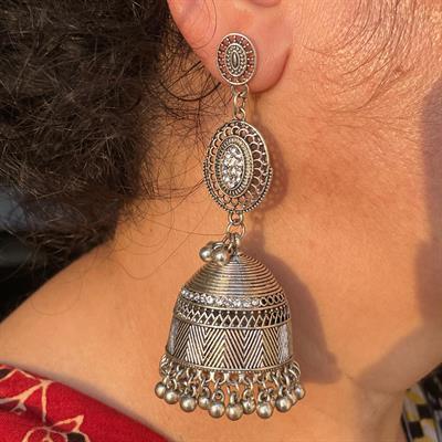 Long jhumkas # EJS002