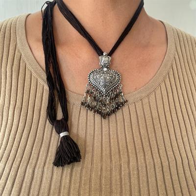 Boho long necklace (HMN049)