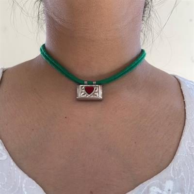 Taweez choker green (HMN009)