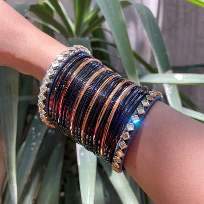 Black bangles (B002)