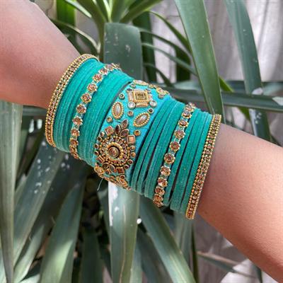 Turquoise bangles (B007)