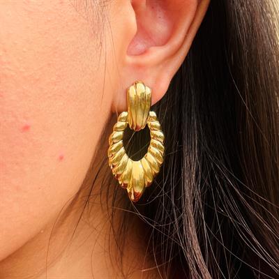 Chunky dangling earrings (ME009)