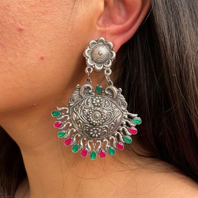 Peacock earrings (EE013)