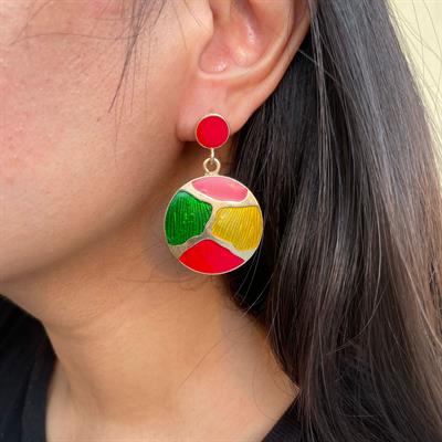 Tri-Color earring (FE002)