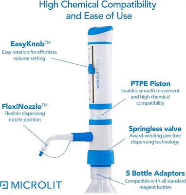 Bottle Top Dispensor MicroLit SCITUS  