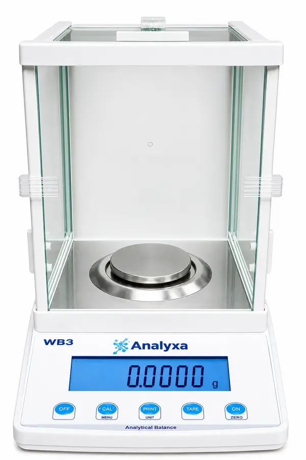 Analyxa Analytical Balance WB3-200 External Calibration 0.1mg-220g (0.0001g-220g) 