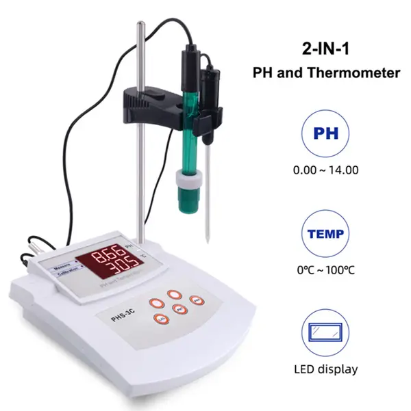 Benchtop Entry Level pH Meter phs-3C School-College-University 