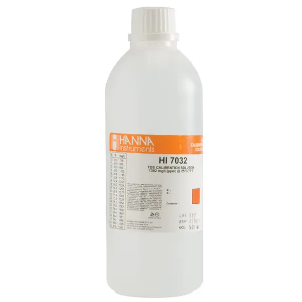 1382 mg/L (ppm) TDS Calibration Solution (1L Bottle)