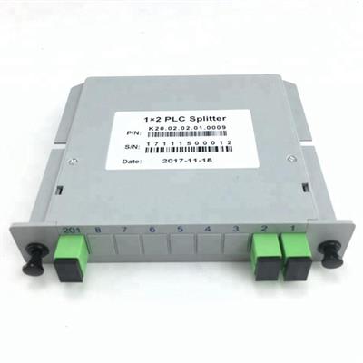 1x2 PLC SC/APC Fiber Optic Splitter in ABS Box
