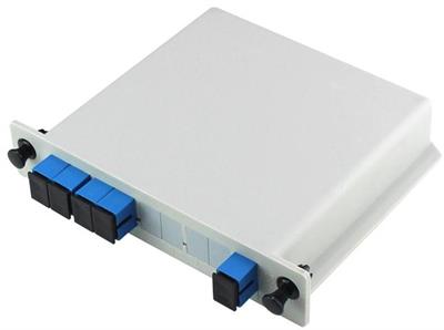 1x4 PLC SC/UPC Fiber Optico  Splitter in ABS Box